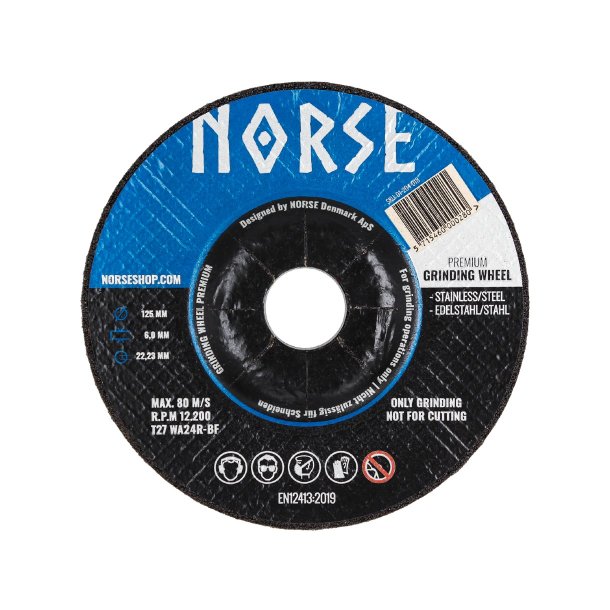 NORSE Grinding Wheel Premium slibeskive til stl