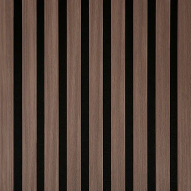 Fibrotech Unika 25 akustikpanel 22x600x2440 mm walnut