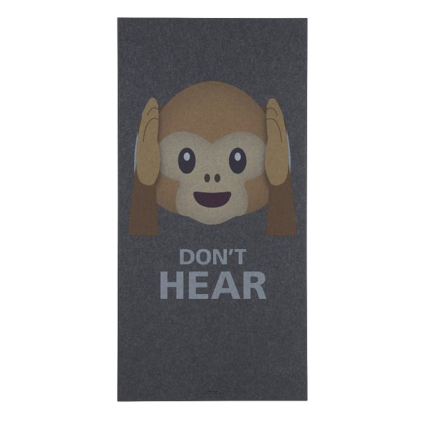 Akustikbillede Dont Hear (Dark Grey)