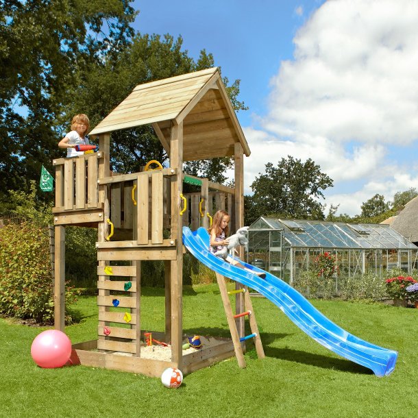 Jungle Gym Palace 2.1 legetrn inkl. bl rutschebane