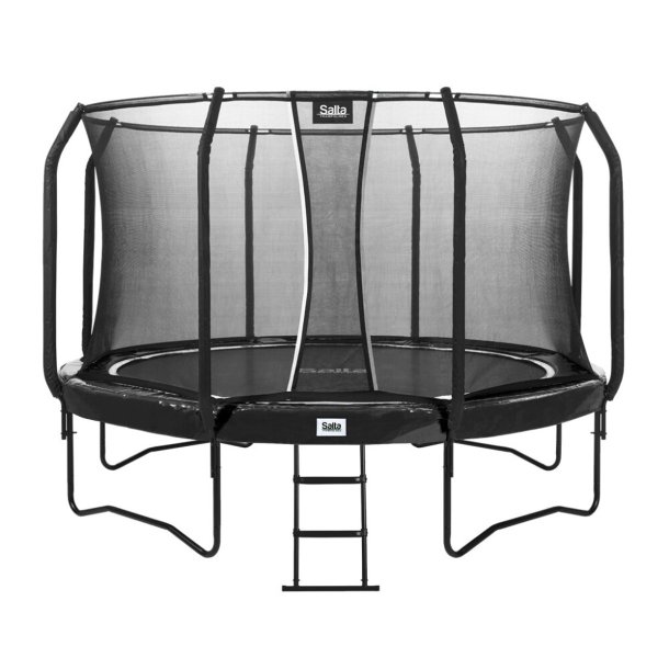 Salta Trampolin First Class 427 cm, sort inkl. sikkerhedsnet og stige