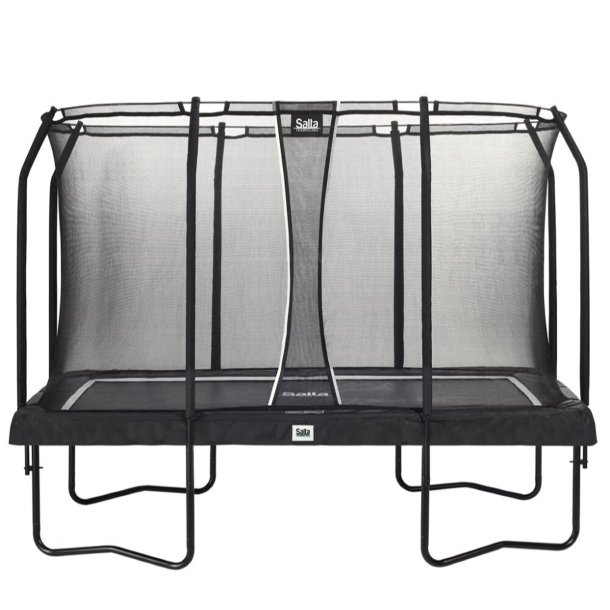 Salta Trampolin Premium Black Edition rektangulr 396 x 244 cm, sort inkl. sikkerhedsnet