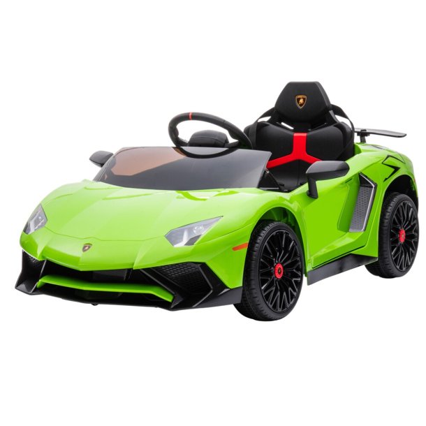 Nordic Play elbil Lamborghini Aventador. Limegrn - 12V