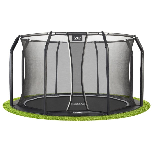 Salta Trampolin Royal Baseground 305 cm, sort inkl. sikkerhedsnet