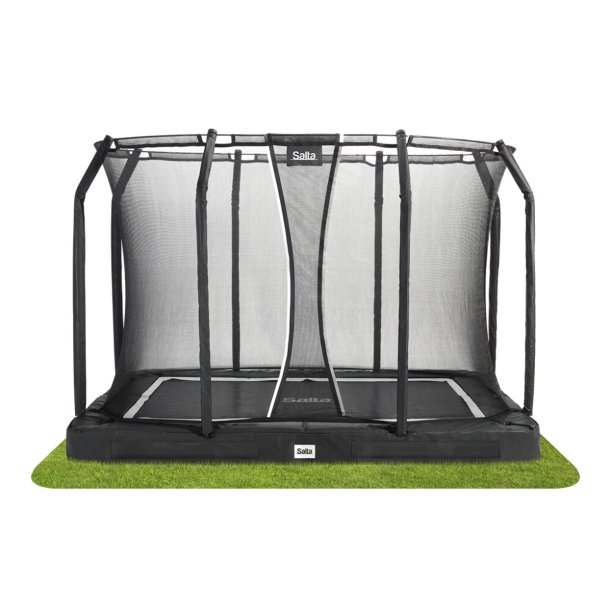 Salta Trampolin Premium Ground rektangulr 305 x 214 cm, sort inkl. sikkerhedsnet 