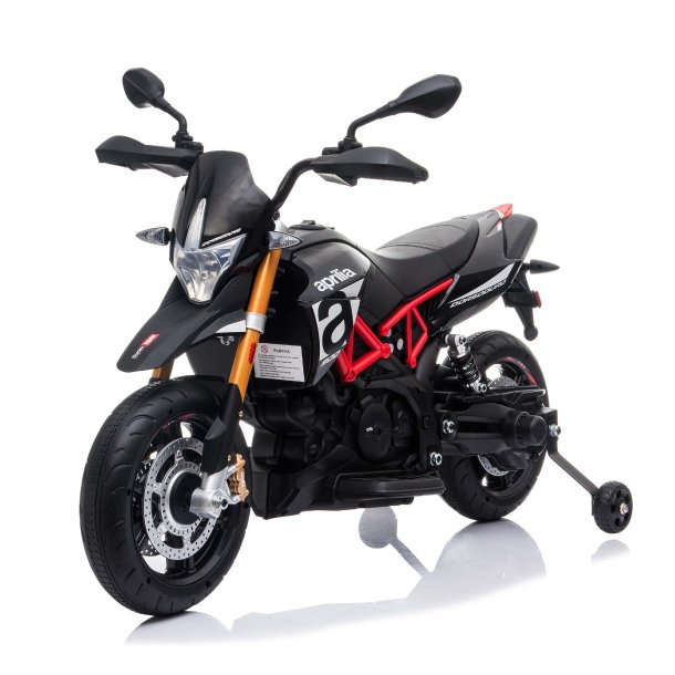 Nordic Play elmotorcykel Aprilia Dorsoduro 900. Sort - 12V